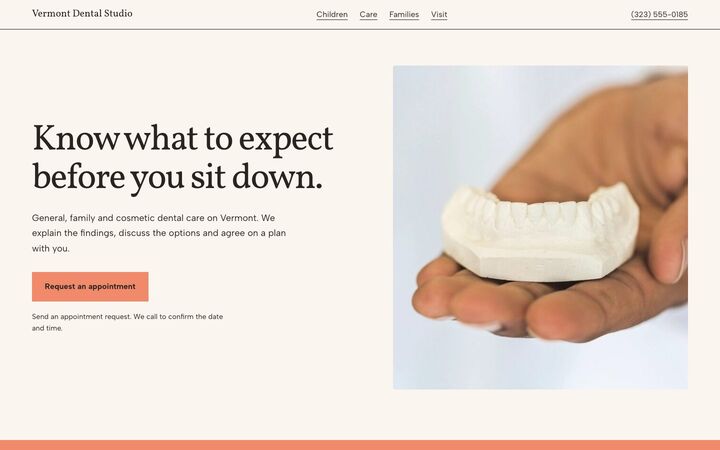 Family Dental look for a dentist site