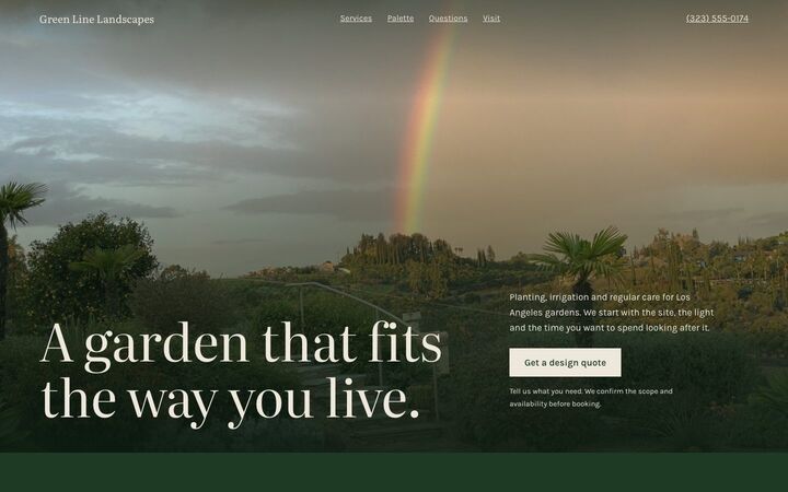 Grove look for a landscaping site